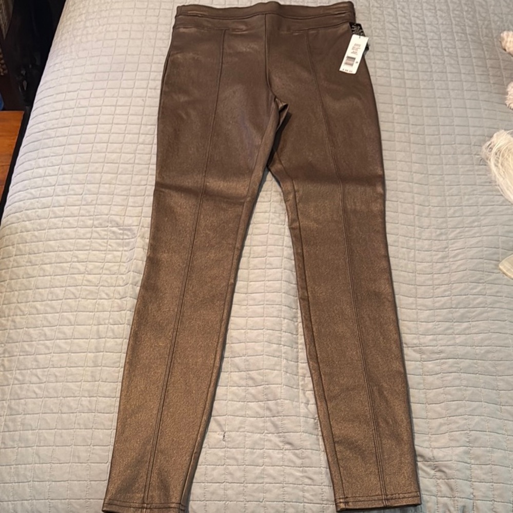 Anna & Ava Shimmering Brown Skinny Pants Size Small